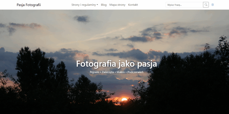 Projekt PasjaFoto